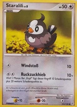 Pokémon-Karte Staralili 101/130