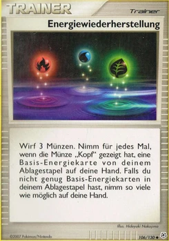 Pokémon-Karte Energiewiederherstellung 106/130