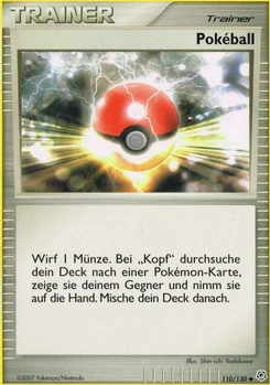 Pokémon-Karte Pokéball 110/130