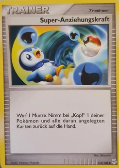 Pokémon-Karte Super-Anziehungskraft 115/130