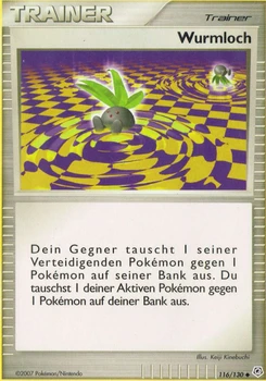 Pokémon-Karte Wurmloch 116/130