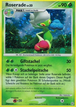 Pokémon-Karte Roserade 013/130