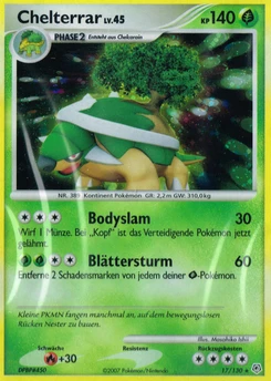 Pokémon-Karte Chelterrar 017/130
