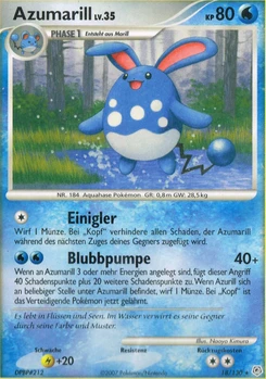 Pokémon-Karte Azumarill 018/130