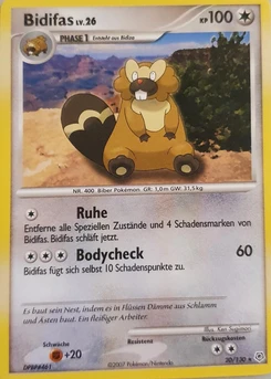 Pokémon-Karte Bidifas 020/130