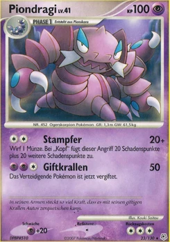 Pokémon-Karte Piondragi 023/130