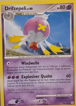 Pokémon-Karte Drifzepeli 024/130