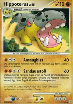 Pokémon-Karte Hippoterus 029/130