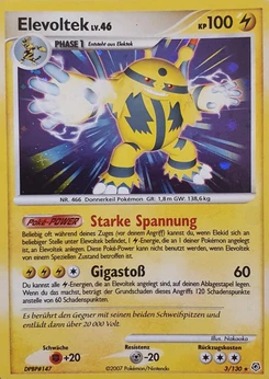 Pokémon-Karte Elevoltek 003/130
