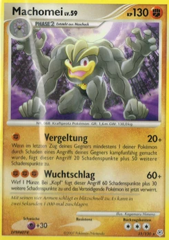 Pokémon-Karte Machomei 031/130