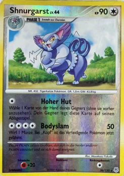 Pokémon-Karte Shnurgarst 036/130