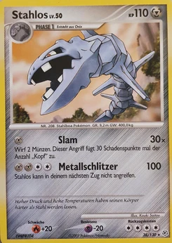 Pokémon-Karte Stahlos 038/130