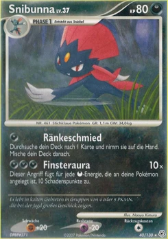Pokémon-Karte Snibunna 040/130