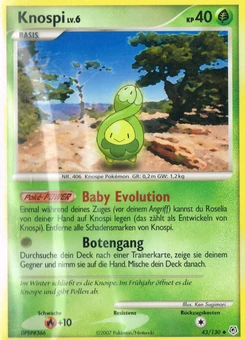Pokémon-Karte Knospi 043/130