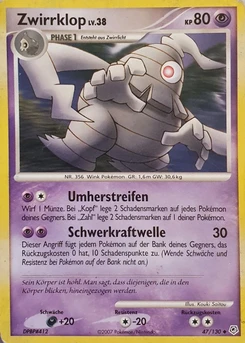 Pokémon-Karte Zwirrklop 047/130