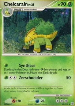 Pokémon-Karte Chelcarain 049/130