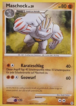 Pokémon-Karte Maschock 053/130
