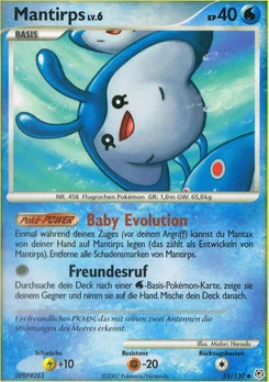 Pokémon-Karte Mantirps 055/130