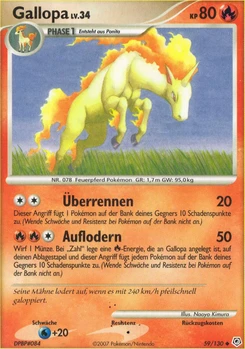 Pokémon-Karte Gallopa 059/130