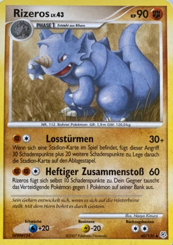 Pokémon-Karte Rizeros 060/130
