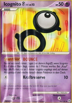 Pokémon-Karte Icognito B 066/130