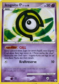 Pokémon-Karte Icognito C 067/130