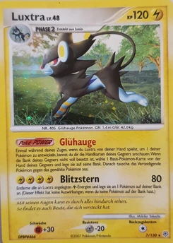 Pokémon-Karte Luxtra 007/130
