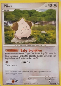 Pokémon-Karte Pii 078/130
