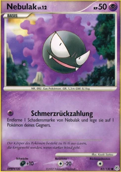 Pokémon-Karte Nebulak 082/130