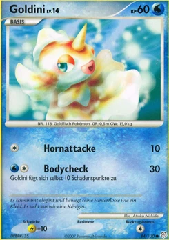 Pokémon-Karte Goldini 084/130