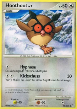Pokémon-Karte Hoothoot 085/130