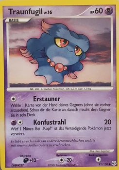 Pokémon-Karte Traunfugil 091/130