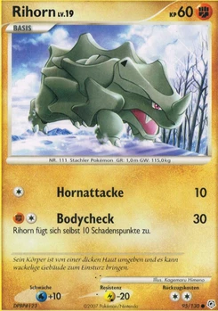Pokémon-Karte Rihorn 095/130