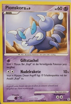 Pokémon-Karte Pionskora 099/130