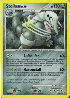 Pokémon-Karte Stollos 001/123