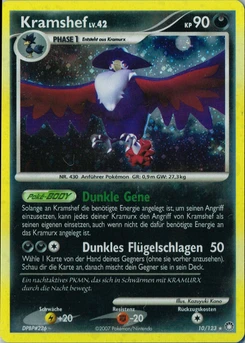 Pokémon-Karte Kramshef 010/123
