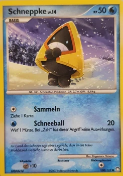 Pokémon-Karte Schneppke 100/123