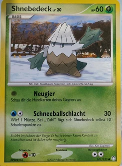 Pokémon-Karte Shnebedeck 101/123
