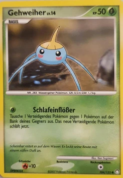 Pokémon-Karte Gehweiher 104/123