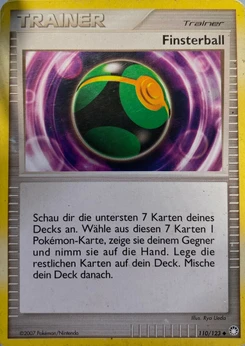 Pokémon-Karte Finsterball 110/123