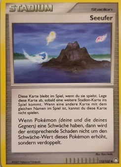 Pokémon-Karte Seeufer 112/123