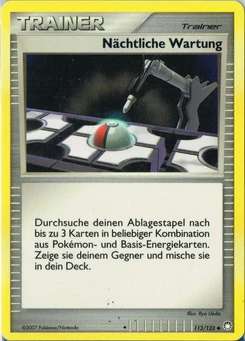 Pokémon-Karte Nächtliche Wartung 113/123