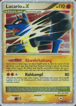 Pokémon-Karte Lucario 122/123