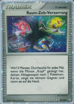 Pokémon-Karte Raum-Zeit-Verzerrung 124/123