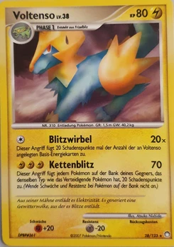 Pokémon-Karte Voltenso 028/123