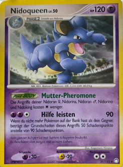 Pokémon-Karte Nidoqueen 031/123