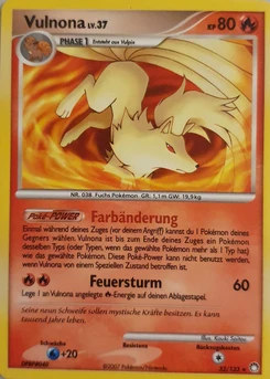 Pokémon-Karte Vulnona 032/123