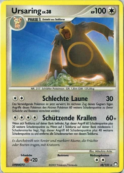 Pokémon-Karte Ursaring 038/123