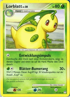 Pokémon-Karte Lorblatt 041/123