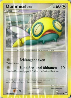 Pokémon-Karte Dummisel 047/123